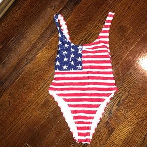 American Flag Bathing Suit